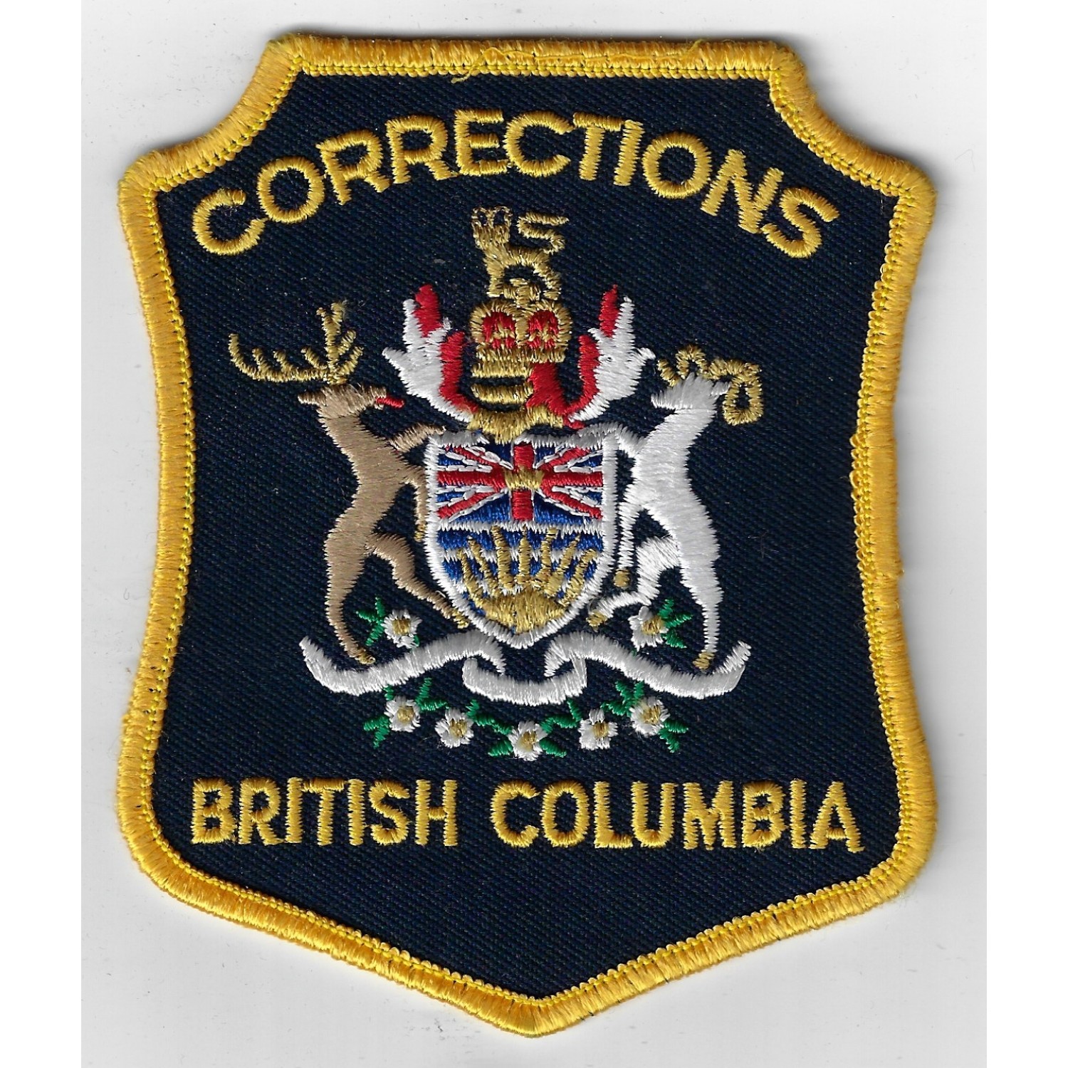 Canadian British Columbia Corrections Cloth Patch